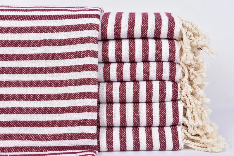 70x40 Cotton Striped Towel, Bachelor Bachelorette Party Favors, Scarf Towel, Guest Towel, Absorbent Turkish towel, Soft towel, Bridal Shower Gifts - 1