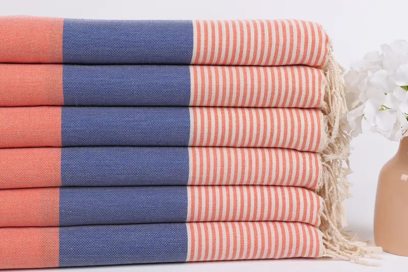 Luxury Beach Towel, Turkish Towel Beach Towel, Wedding Favors, Bride Gift, 68x40 Cotton Striped Towel, Bachelor Gifts, Peshtemal Towel, Thin towel - 3