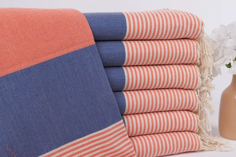 Luxury Beach Towel, Turkish Towel Beach Towel, Wedding Favors, Bride Gift, 68x40 Cotton Striped Towel, Bachelor Gifts, Peshtemal Towel, Thin towel - 1