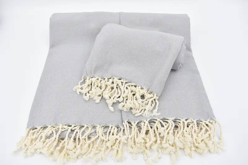 Extra large Turkish bath towel, Beach Towel Bulk, Personalized Bridesmaid Gift, 68x40 Cotton Herringbone Towel, Family Gift, Custom Wedding Gifts - 6