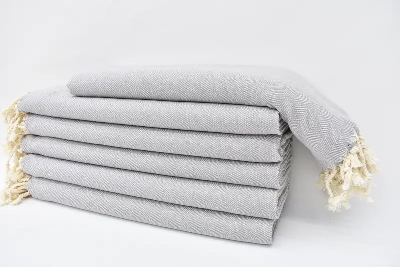 Extra large Turkish bath towel, Beach Towel Bulk, Personalized Bridesmaid Gift, 68x40 Cotton Herringbone Towel, Family Gift, Custom Wedding Gifts - 2