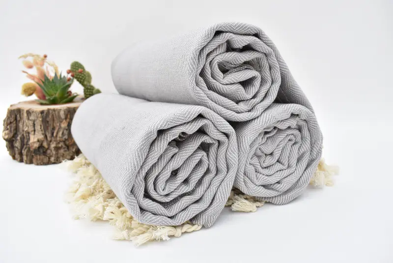 Extra large Turkish bath towel, Beach Towel Bulk, Personalized Bridesmaid Gift, 68x40 Cotton Herringbone Towel, Family Gift, Custom Wedding Gifts - 4
