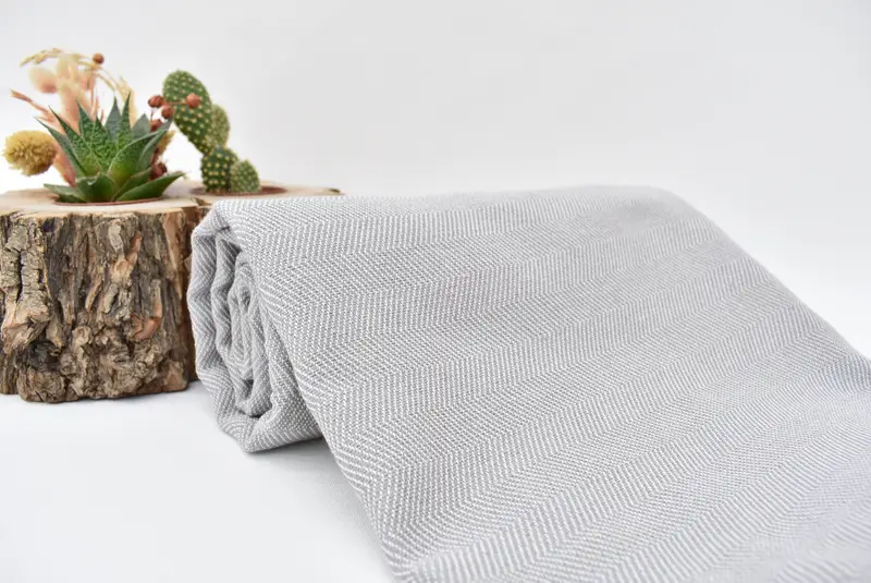 Extra large Turkish bath towel, Beach Towel Bulk, Personalized Bridesmaid Gift, 68x40 Cotton Herringbone Towel, Family Gift, Custom Wedding Gifts - 5