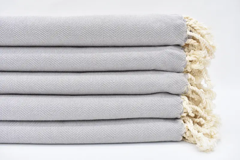 Extra large Turkish bath towel, Beach Towel Bulk, Personalized Bridesmaid Gift, 68x40 Cotton Herringbone Towel, Family Gift, Custom Wedding Gifts - 1