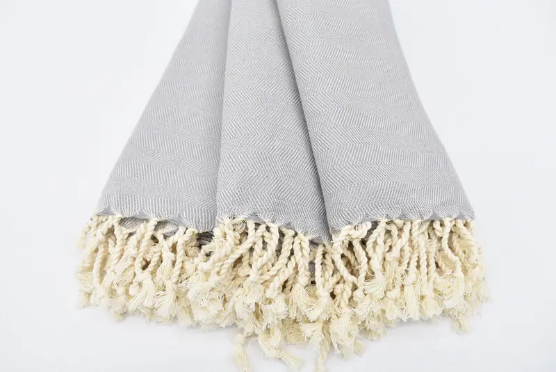 Extra large Turkish bath towel, Beach Towel Bulk, Personalized Bridesmaid Gift, 68x40 Cotton Herringbone Towel, Family Gift, Custom Wedding Gifts - 3