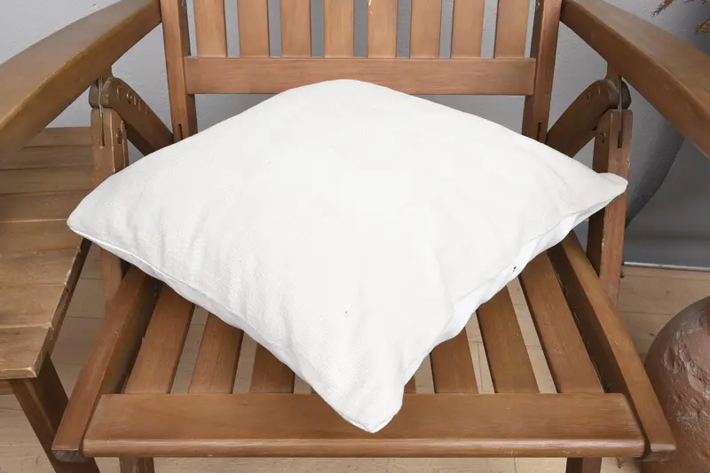 Vintage Pillow, 16x16 White Pillow Sham, Kilim Pillow Cover, Sofa Pillow, Cushion Cover, Kilim Pillow, Pet Pillow Sham, Ottoman Pillow Sham - 4