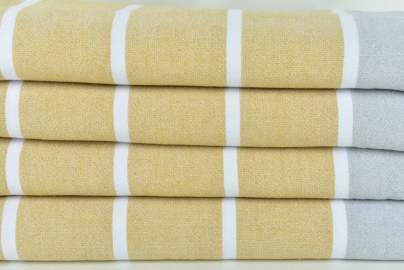 Lightweight towel, Home Decor Gifts, Bride Gift, Miami Bachelorette Party Favors, Beach Towel Bulk, Spa Gift Towel, 68x40 Cotton Striped Terry Towel - 2