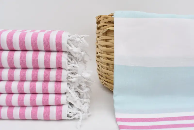 Quick-dry peshtemal, 70x40 Cotton Striped Towel, Personalized Gifts, Sand-free towel, Gift For Best Friend, Custom Wedding Gift From Bridesmaid - 1