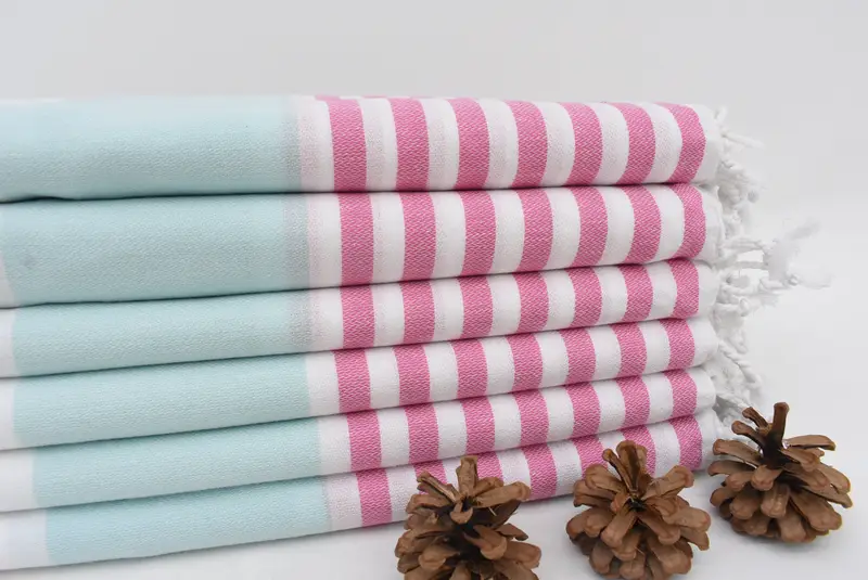 Quick-dry peshtemal, 70x40 Cotton Striped Towel, Personalized Gifts, Sand-free towel, Gift For Best Friend, Custom Wedding Gift From Bridesmaid - 2