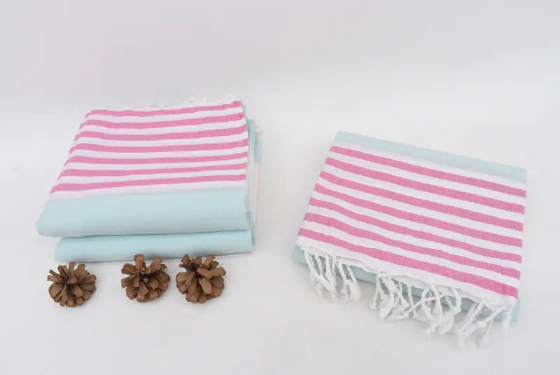 Quick-dry peshtemal, 70x40 Cotton Striped Towel, Personalized Gifts, Sand-free towel, Gift For Best Friend, Custom Wedding Gift From Bridesmaid - 7