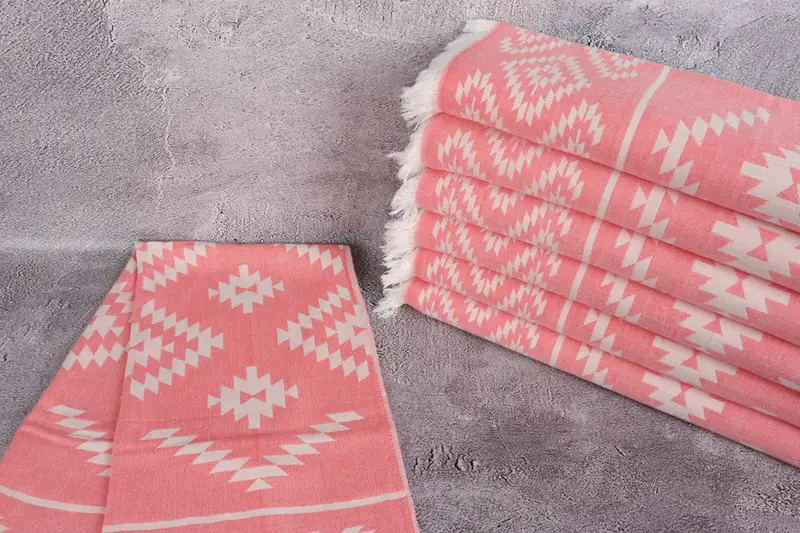 Monogram Kitchen Towel, Gift For Her, 40x20 Cotton Kilim Towel, Personalized Gift, Bridal Shower Favors, Valentines Day Gift Idea, Turkish Tea Towel - 3