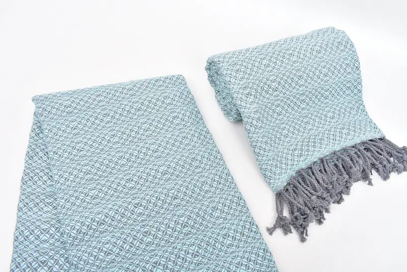 Bachelor Gift, 70x40 Cotton Geometric Towel, Turkish Towel Beach, Personalized Towel, Turkish hand towel, Quick-dry travel peshtemal towel - 7