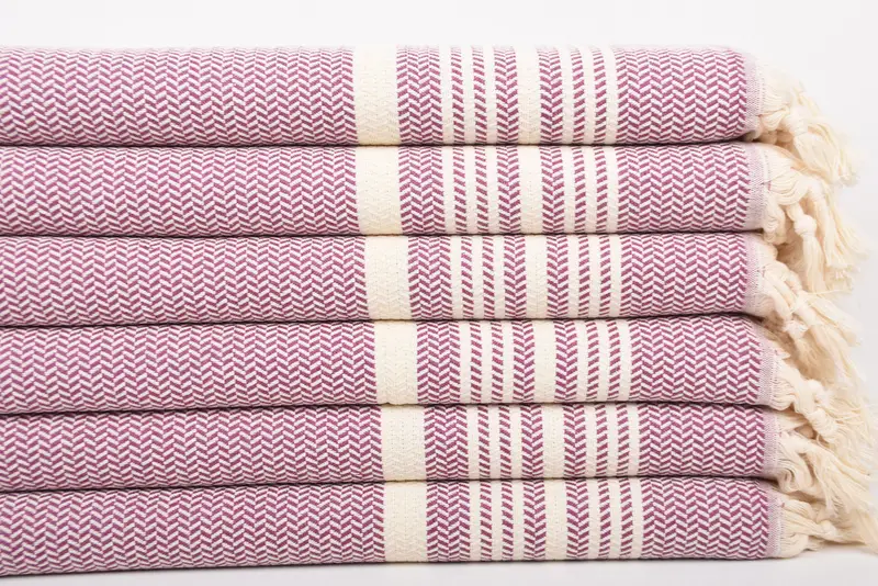 Summer Gift, Turkish Towel, Custom Wedding Gifts, Kitchen Towel, Spa Towel, Custom Hand Towel, 40x18 Cotton Striped Towel, Turkish Towel Hand Towel - 3