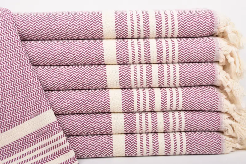 Summer Gift, Turkish Towel, Custom Wedding Gifts, Kitchen Towel, Spa Towel, Custom Hand Towel, 40x18 Cotton Striped Towel, Turkish Towel Hand Towel - 1