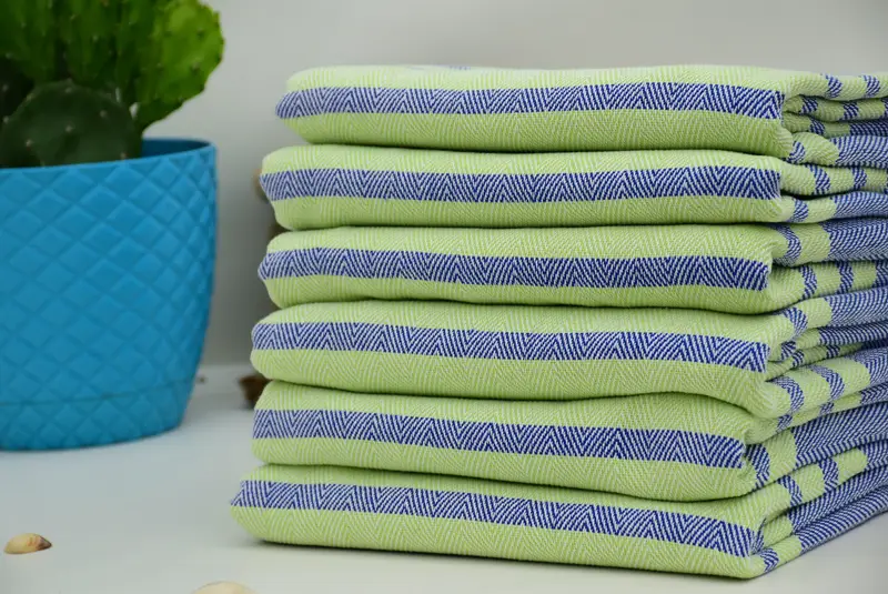 Thin towel, Custom Beach Towel, Soft and absorbent Turkish towel, Personalized Towel, Organic Towel, 64x40 Cotton Chevron Towel, Valentines Day Gift - 2