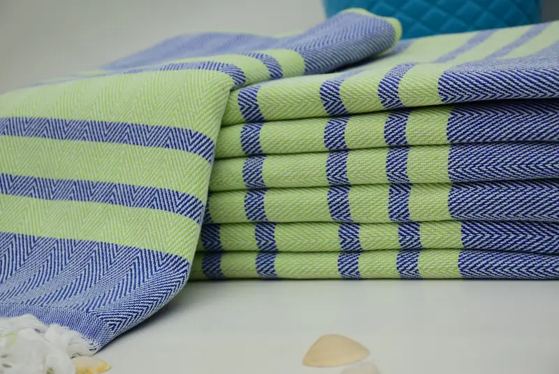 Thin towel, Custom Beach Towel, Soft and absorbent Turkish towel, Personalized Towel, Organic Towel, 64x40 Cotton Chevron Towel, Valentines Day Gift - 1