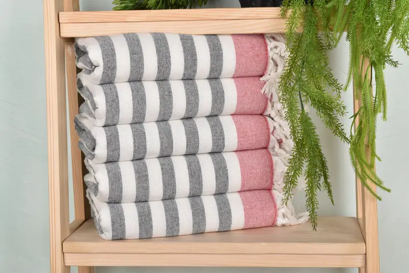 Quick-dry towel, 68x40 Cotton Striped Terry Towel, Personalized Wedding Gift For Couple, Soft towel, Bachelorette Party Gifts Bridesmaids - 1