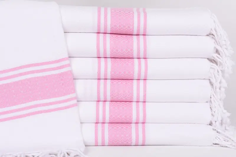 70x40 Cotton Striped Towel, Bachelorette Gifts, Custom Towel, Handwoven Turkish bath towel, Wedding Day Gift For Bride, Bachelorette Party Gift - 1
