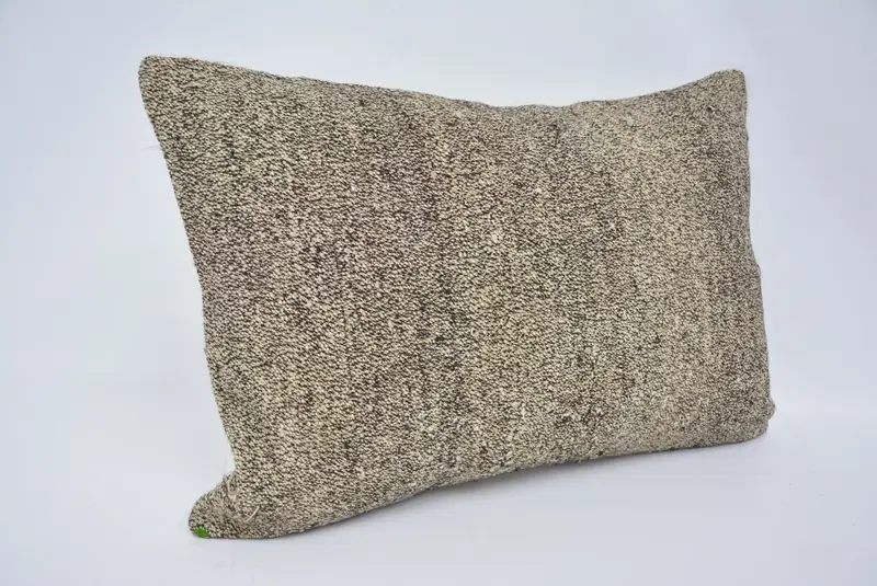 16x24 Gray Pillow Sham, Cushion Cover, Ethnic Pillow Cover, Authentic Pillow Cover, Kilim Pillow Cover, Interior Designer Pillow, Boho Pillow - 3