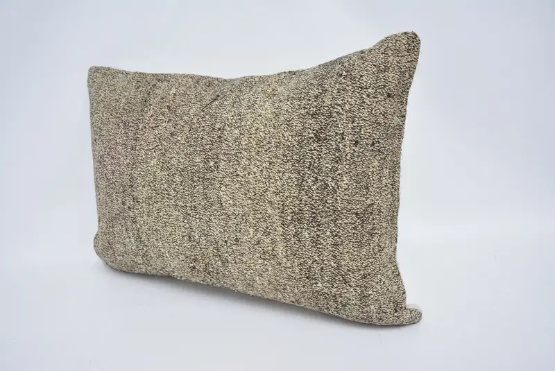 16x24 Gray Pillow Sham, Cushion Cover, Ethnic Pillow Cover, Authentic Pillow Cover, Kilim Pillow Cover, Interior Designer Pillow, Boho Pillow - 4