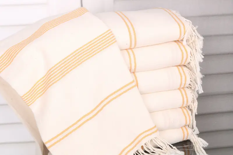 Custom Bath Towel, Beach Theme Wedding Gift, Personalized Gifts, Travel towel, Gift For Boyfriend, 80x36 Cotton Striped Towel, Sand-resistant towel - 1