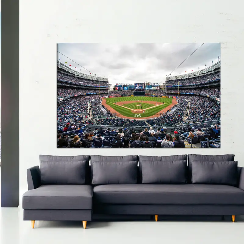 Yankee Baseball Canvas: New York's Iconic Team Art Print