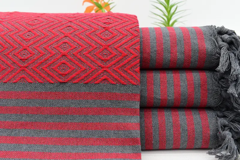 Decorative Blanket, Bachelorette Gifts, Christmas Tablecloth, Custom Blanket, 104x80 Cotton Diamond Towel, Aesthetic Blanket, Bachelor Party Gifts - 1