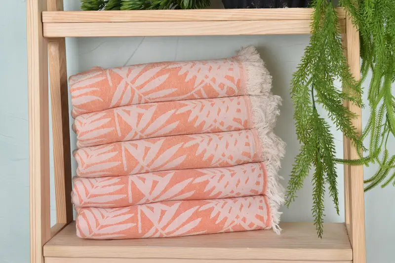 Summer Towel, Quick-dry towel, Bridesmaid Gifts, Turkish bath towel for spa, Bachelorette Favor, Gift For Him, 64x40 Cotton Floral Patterned Towel - 3