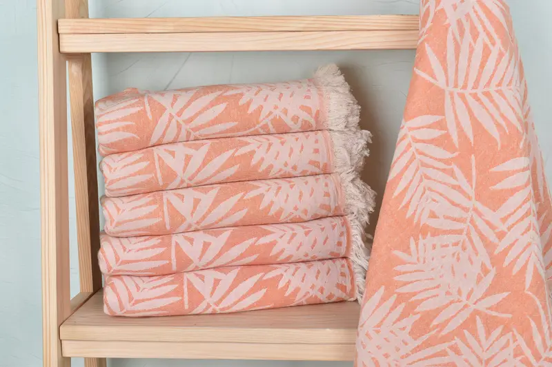 Summer Towel, Quick-dry towel, Bridesmaid Gifts, Turkish bath towel for spa, Bachelorette Favor, Gift For Him, 64x40 Cotton Floral Patterned Towel - 2