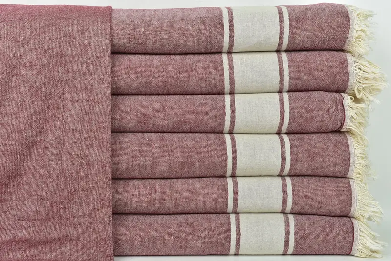 Personalized Blanket, 70x60 Cotton Striped Towel, Wedding Favors, Custom Gifts, Tablecloth, Best Wedding Gift, Turkish Cotton Blanket - 1