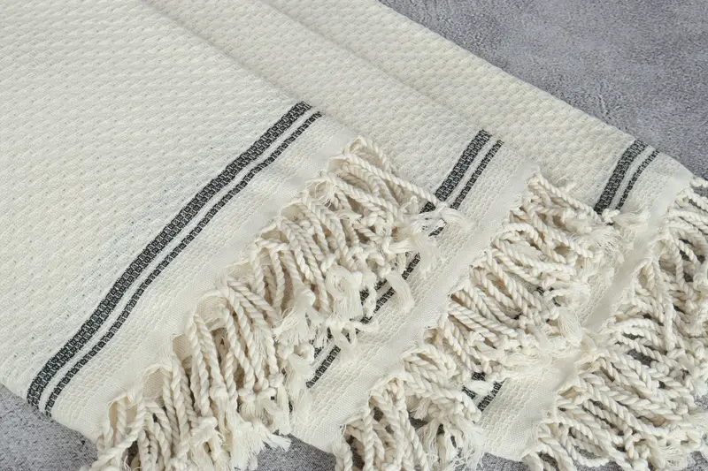 Bridesmaid Gift, Arizona Bachelorette Party Favors, Personalized Gift For Her, Turkish Towel USA, 68x36 Cotton Striped Towel, Fouta towel - 5