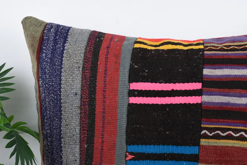 Luxury Pillow Case, Cushion Case, 32x32 Red Pillow Sham, Pet Pillow Cover, Boho Pillow Sham Cover, Antique Pillows, Turkish Kilim Pillow - 3