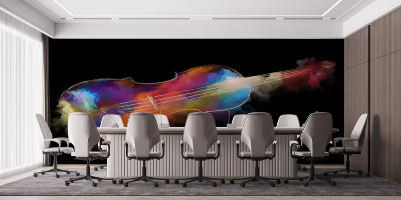 Contemporary Wall Paper, Wall Paper Peel and Stick, Abstract Wall Decor, Paper Wall Art, Modern Wall Paper, Luxury Wall Print, - 9
