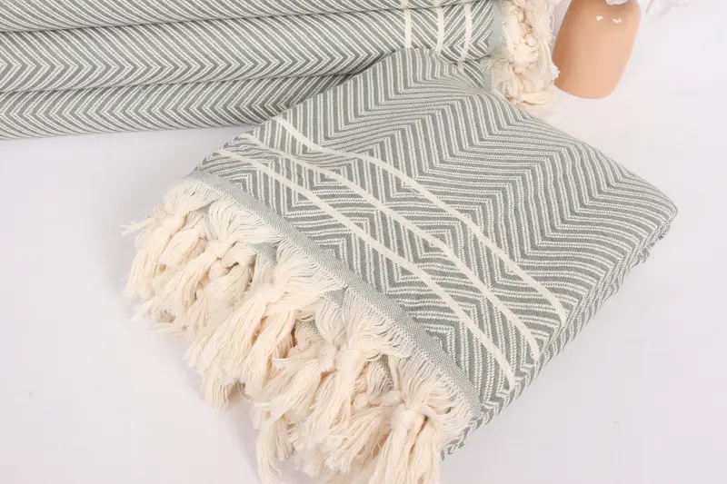 Monogram Blanket, Bedspread, Bridal Shower Favor, Bachelorette Party Items, 96x70 Cotton Diamond Towel, Bachelorette Party Favors, Aesthetic Blanket - 5
