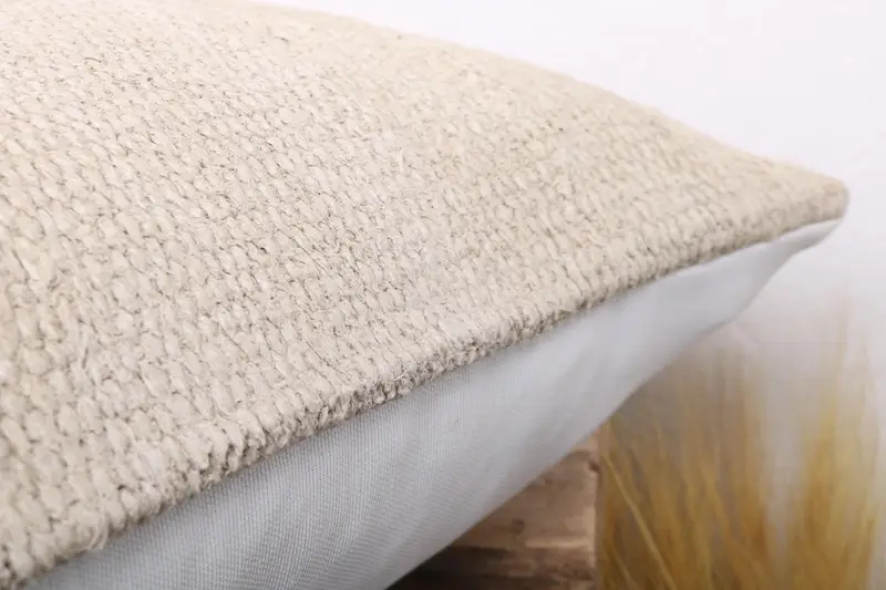 Comfy Throw Cushion Case, Natural Pillow, Cushion Cover, Interior Designer Pillow, Boho Pillow, 20x20 Beige Pillow Sham, Turkish Kilim Pillow - 6