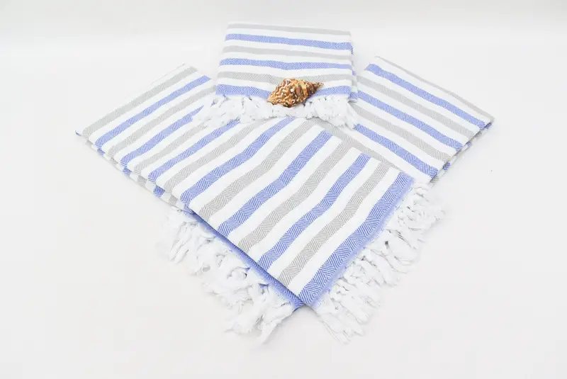 64x40 Cotton Striped Towel, Xmas Gifts, Custom Wedding Gift From Bridesmaid, Quick-dry peshtemal, Custom Wedding Gifts, Sand-resistant towel - 8