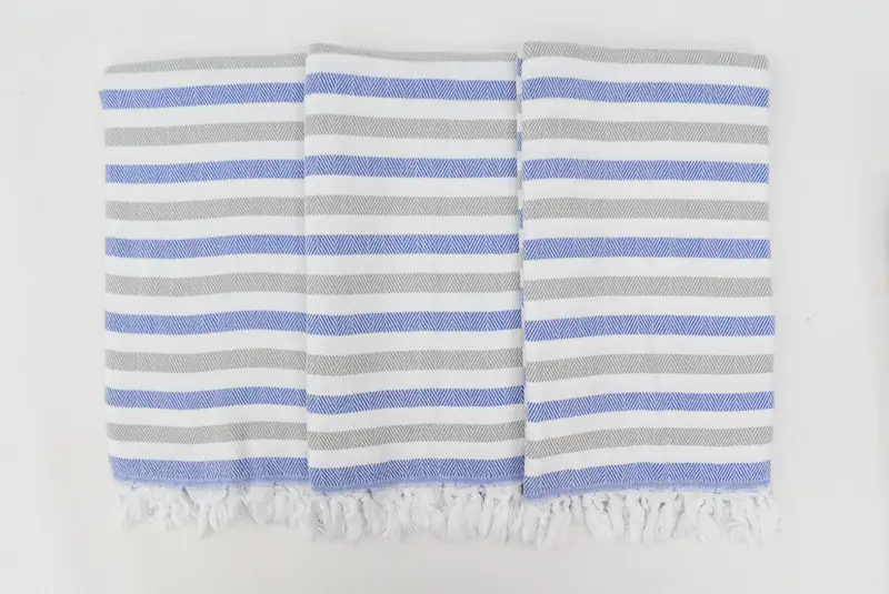 64x40 Cotton Striped Towel, Xmas Gifts, Custom Wedding Gift From Bridesmaid, Quick-dry peshtemal, Custom Wedding Gifts, Sand-resistant towel - 6