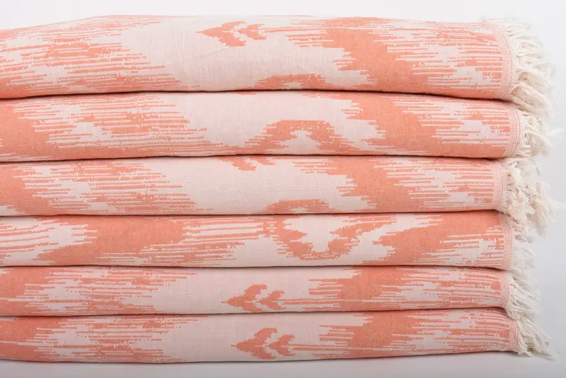 Throw Blankets, 90x76 Cotton Patterned Towel, Monogram Blanket, Custom Wedding Gifts, Valentine Day Gift For Her, Shower Curtain, Bridal Shower Gift - 3