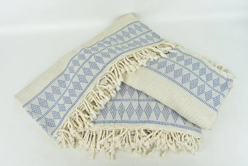 Wedding Favors, Personalized Gifts, Bridesmaid Gifts, Monogram Beach Blanket, Bachelor Bachelorette Party Favors, 100x88 Cotton Kilim Design Towel - 6