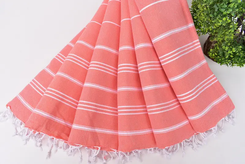 40x24 Cotton Striped Towel, Small Bath Towels, Handmade Gift, Spa Towel, Custom Turkish Towel, Wedding Favors, Engagement Gift, Bathroom Towels - 4