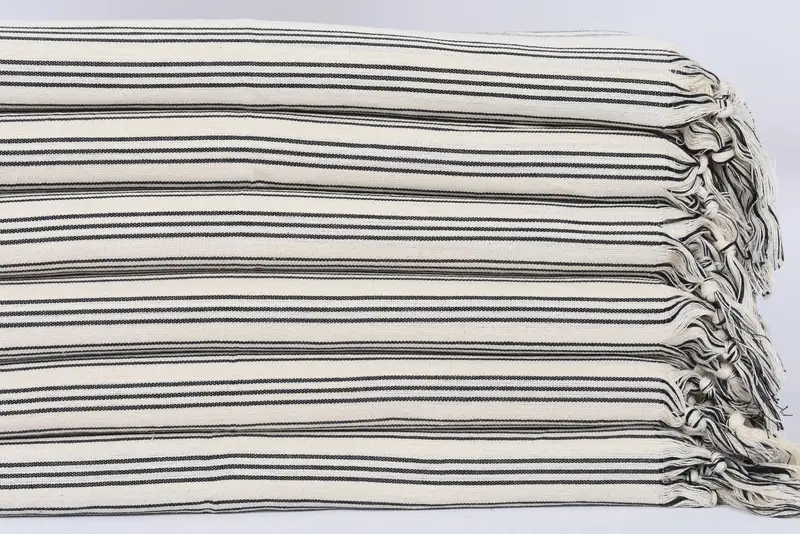 Valentines Gift, Turkish Hand Towel, Gym Towel, Boyfriend Gift, 38x16 Cotton Striped Towel, Monogrammed Hand Towel, Turkish Towel Hand Towel - 3