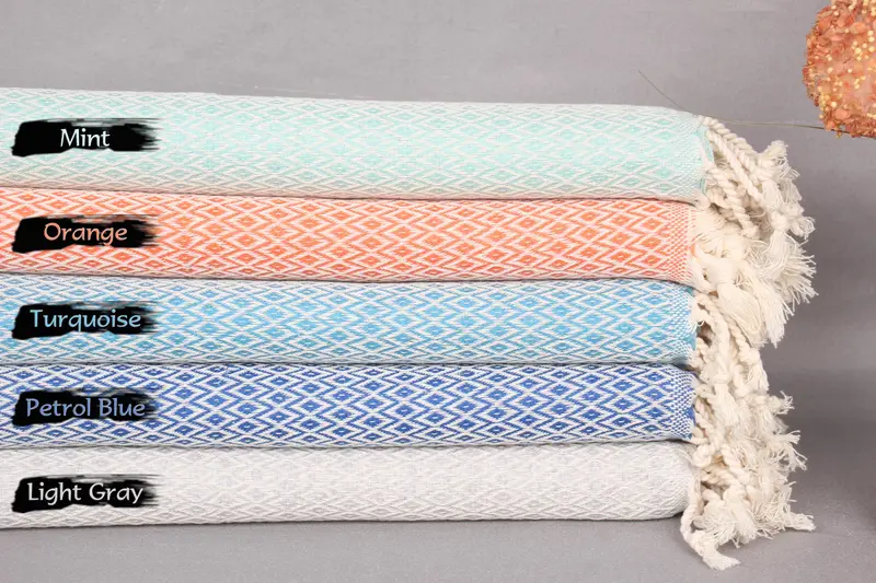 Bachelor Towel, Gifts For Him, Bridesmaid Towel, 40x20 Cotton Diamond Towel, Personalized Gifts, Bathroom Towels, Turkish Hand Towel, Bachelor Gifts - 2