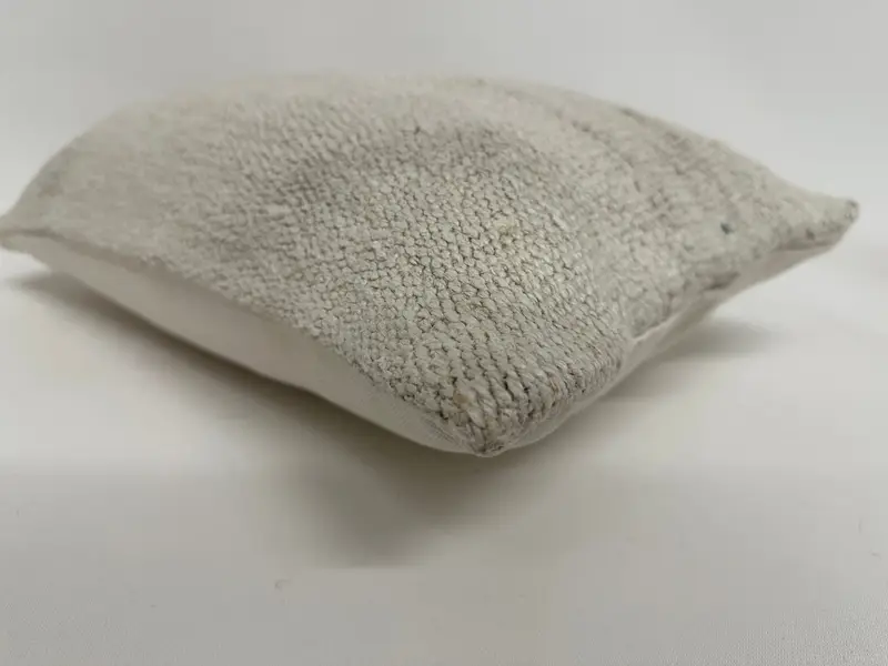 Shabby Chic Pillow Sham, Vintage Pillow, Throw Kilim Pillow, 12x20 White Pillow Case, Pillow Case, Vintage Kilim Pillow, Bolster Throw Cushion - 6