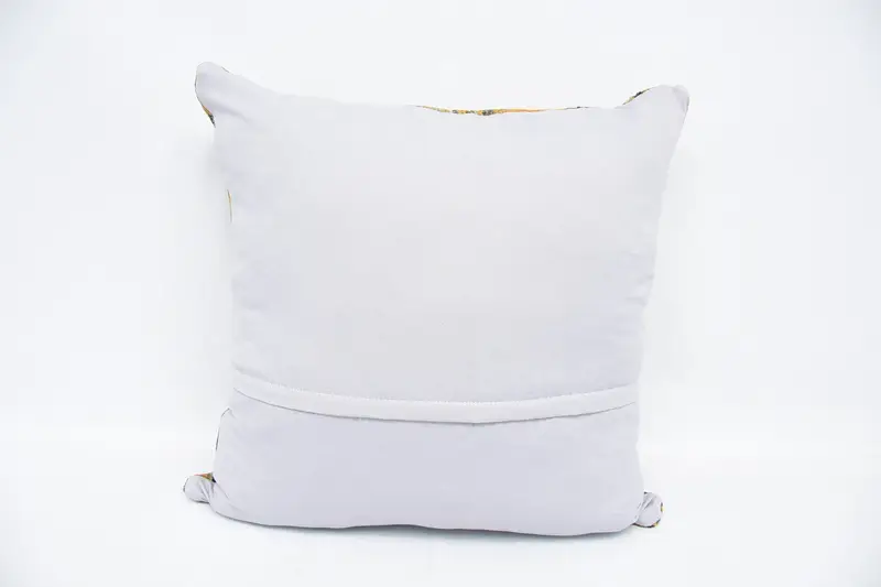 Meditation Pillow Sham, Boho Throw Pillow Cover, Home Decor Pillow, Vintage Pillow, Boho Pillow, 32x32 Orange Cushion Cover, Cushion Cover - 6