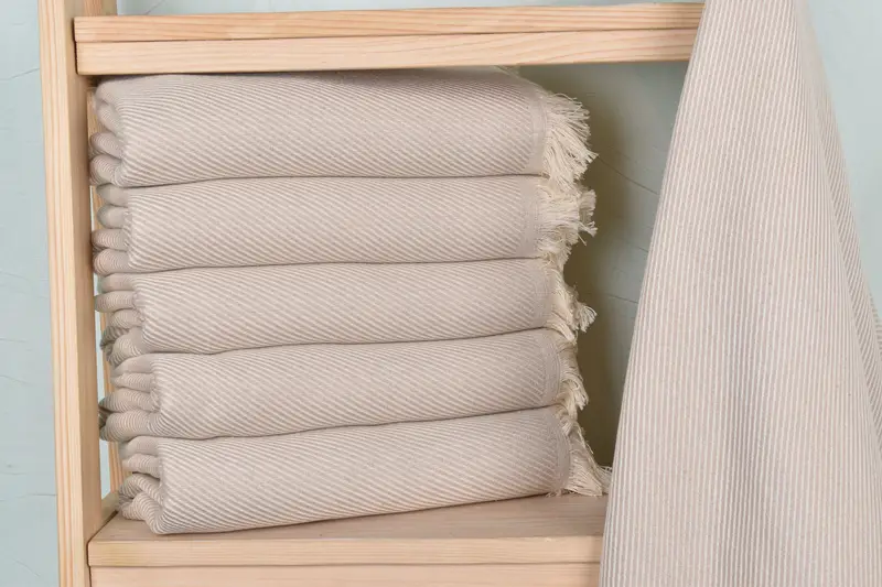 Fouta-Handtuch, 70x36 Baumwollstreifentuch, Brautjungferngeschenk, Gasttuch, schnell trocken - 2