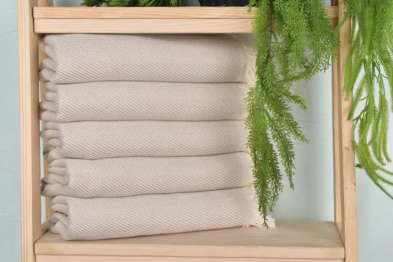 Fouta-Handtuch, 70x36 Baumwollstreifentuch, Brautjungferngeschenk, Gasttuch, schnell trocken - 1