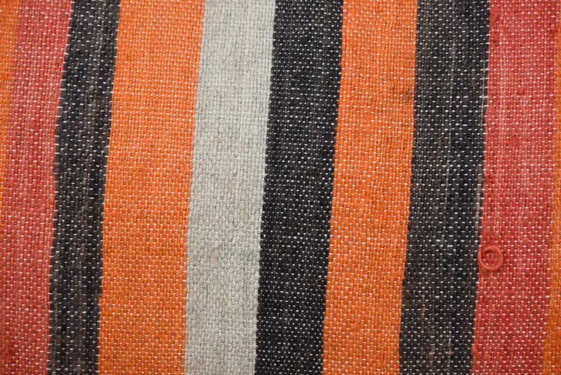 Tribal Cushion Cover, Turkish Pillow, Turkish Kilim Pillow, Home Decor Pillow, Handwoven Pillow Cover, 12x36 Orange Cushion Case, Cushion - 3