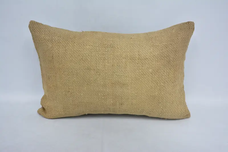 Cushion, Tapestry Pillow Case, Boho Pillow, Garden Cushion, Interior Designer Pillow, 16x24 Beige Pillow Cover, Ethnical Kilim Rug Pillow - 1