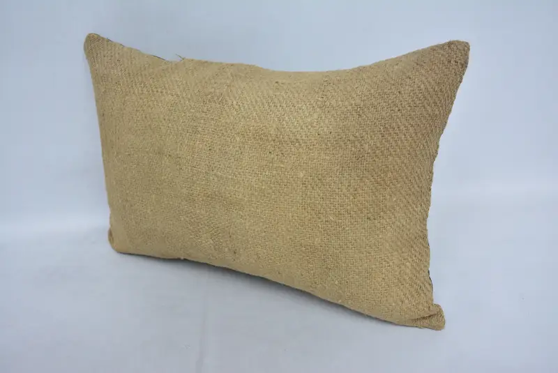 Cushion, Tapestry Pillow Case, Boho Pillow, Garden Cushion, Interior Designer Pillow, 16x24 Beige Pillow Cover, Ethnical Kilim Rug Pillow - 4