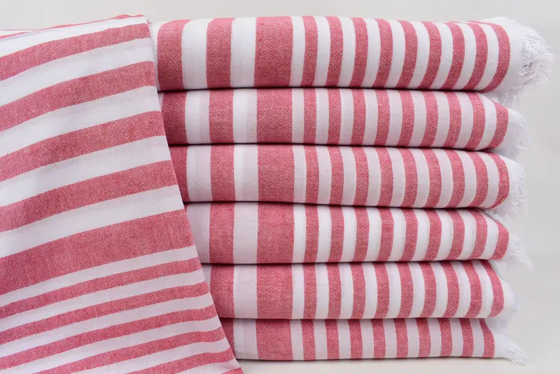 Quick-drying peshtemal towel for poolside, 68x40 Cotton Striped Towel, Bridal Shower Gift, Embroidery Towels, Organic towel, Thin towel